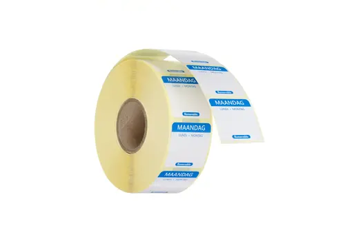  HorecaTraders Voedselveiligheidsticker | 500 stickers | Nederlands | Keuze uit 7 dagen 