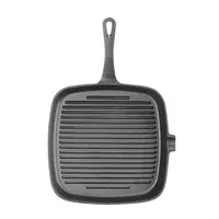 Gietijzeren grillpan | 230x230x(H)25 | 220 °C
