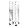 Hendi Clearing trolley | 470x620x(H)1735 | Stainless steel