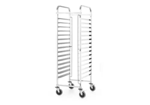  Hendi Chariot de débarras | 470 x 620 x (H) 1735 mm | Acier inoxydable 