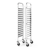 Hendi Clearing trolley | 380x550x(H)1705 | Stainless steel