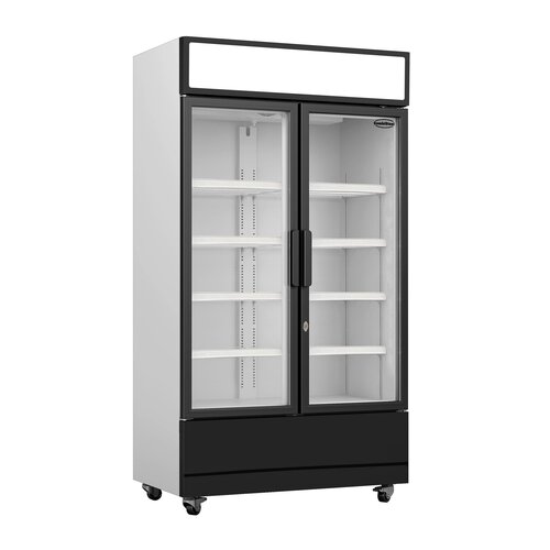  Combisteel Kühlschrank | 2 Glastüren | 670L 