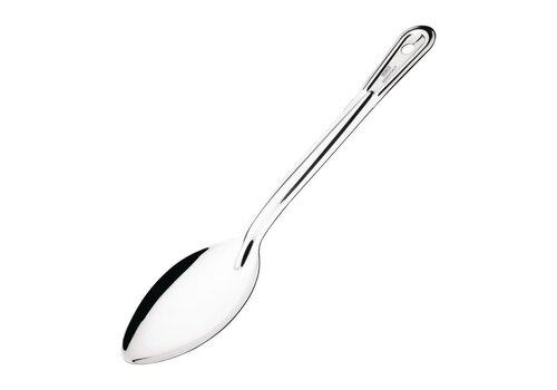  HorecaTraders Cuillère de service lisse 28 cm – Cuillère de service en acier inoxydable pour usage professionnel 