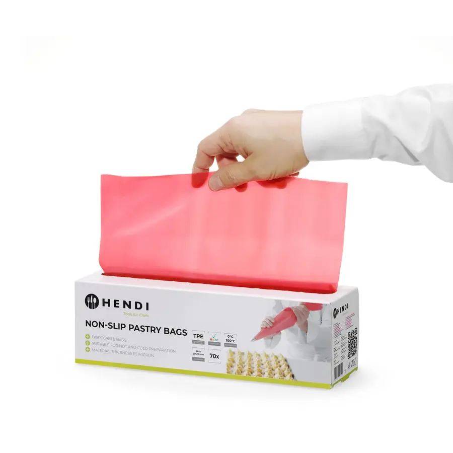 Spuitzakken | Anti slip | warm en koud | HACCP | 70 stuks