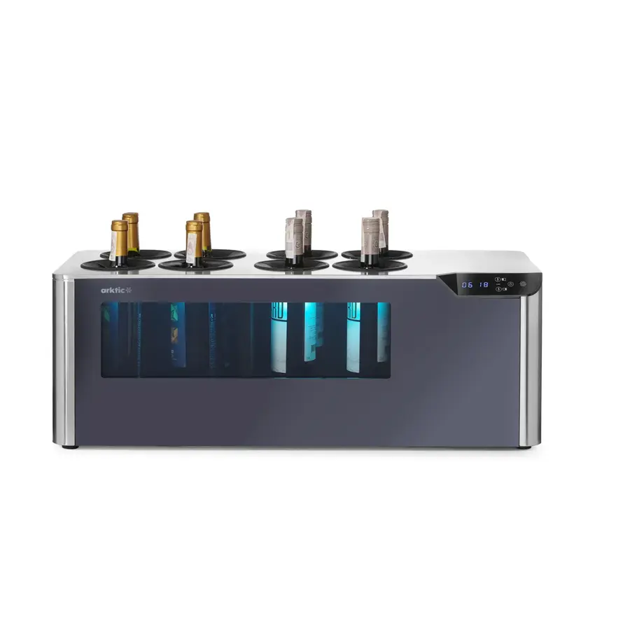 Wine cooler | Table model | 2 temperature zones | 80x35x(h)29.3cm