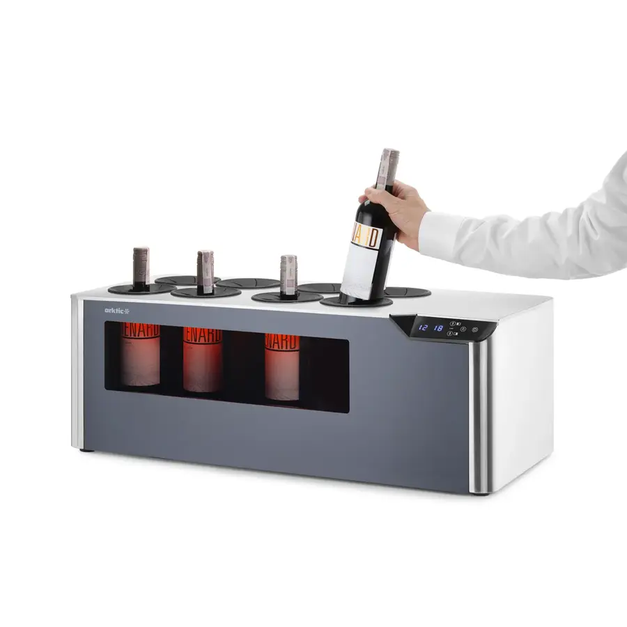 Cave à vin | Modèle de table | 2 zones de température | 80 x 35 x (h) 29,3 cm