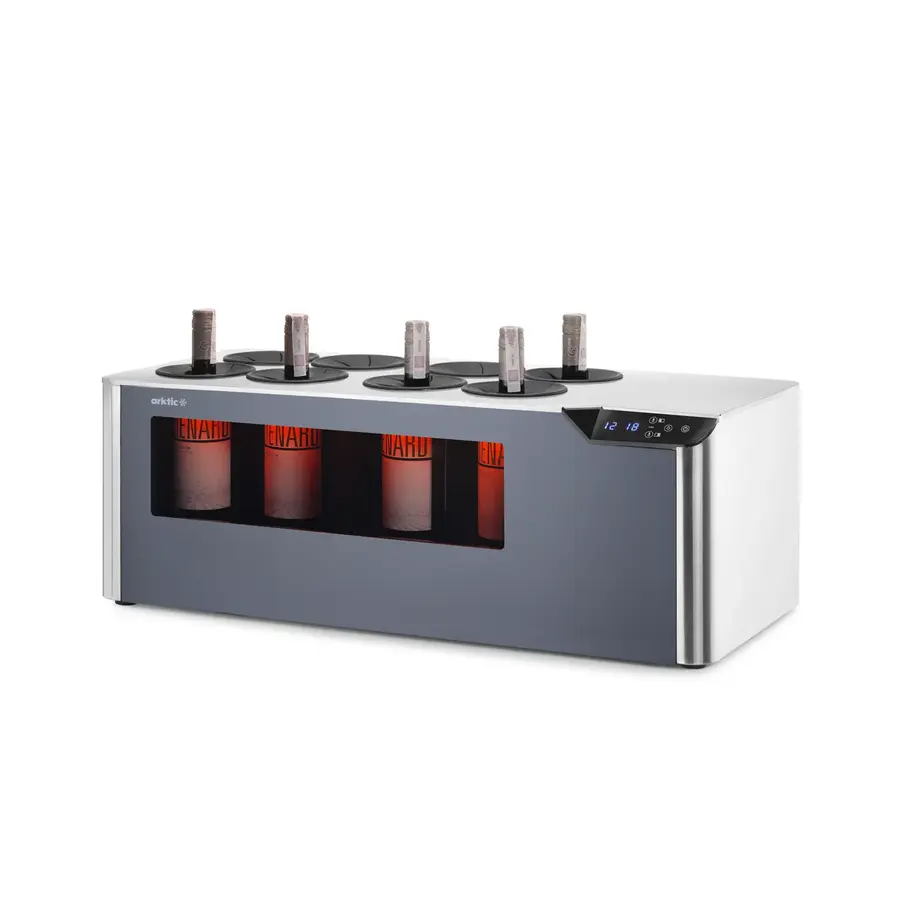 Wine cooler | Table model | 2 temperature zones | 80x35x(h)29.3cm