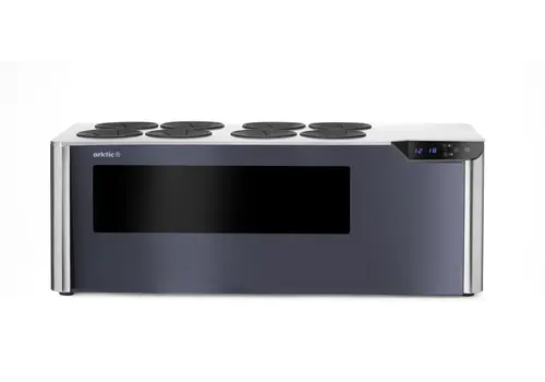  HorecaTraders Cave à vin | Modèle de table | 2 zones de température | 80 x 35 x (h) 29,3 cm 