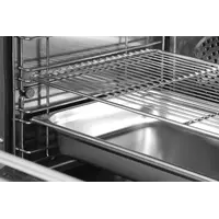 Four à convection | Injection d'humidité | Plaque GN 1/1 de 6,5 mm et grille GN 1/1 | 69,9 x 60,8 x (h) 55 cm