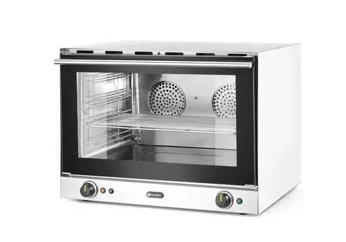  HorecaTraders Four à convection | Injection d'humidité | Plaque GN 1/1 de 6,5 mm et grille GN 1/1 | 69,9 x 60,8 x (h) 55 cm 