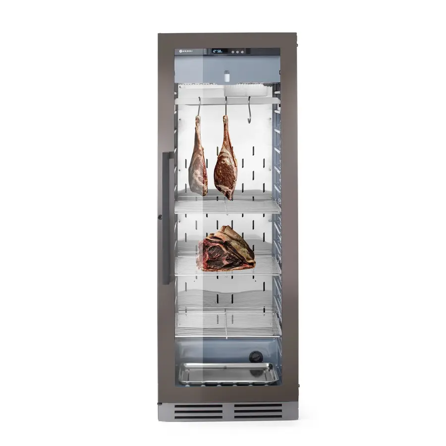 Dry aging cabinet | 3 shelves | Salt box | Stainless steel | 59.5x76x (H) 172cm