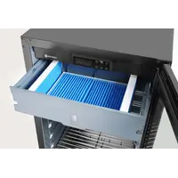 Reifeschrank | 3 Ablagen | Salzbehälter | Edelstahl | 59,5 x 76 x (H) 172 cm