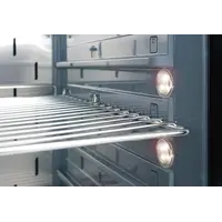 Reifeschrank | 3 Ablagen | Salzbehälter | Edelstahl | 59,5 x 76 x (H) 172 cm