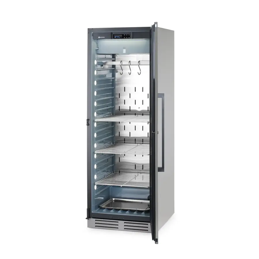 Dry aging cabinet | 3 shelves | Salt box | Stainless steel | 59.5x76x (H) 172cm