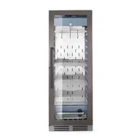 Reifeschrank | 3 Ablagen | Salzbehälter | Edelstahl | 59,5 x 76 x (H) 172 cm