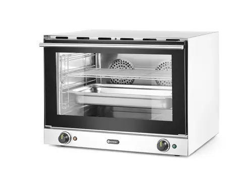  HorecaTraders Convection oven | Stainless steel housing | 44kg | 69.9x60.8x(H)55cm 