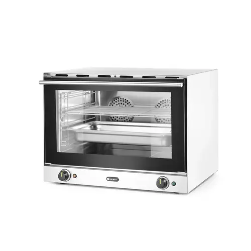  HorecaTraders Konvektionsofen | Edelstahlgehäuse | 44 kg | 69,9 x 60,8 x (H) 55 cm 