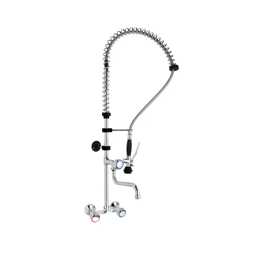 Rinse tap | Wall mounting | Spout | Stainless steel | Tap height 101 cm