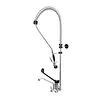 HorecaTraders Rinse tap | Stainless steel | Crane height 106cm