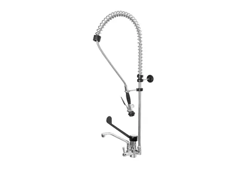  HorecaTraders Rinse tap | Stainless steel | Crane height 106cm 