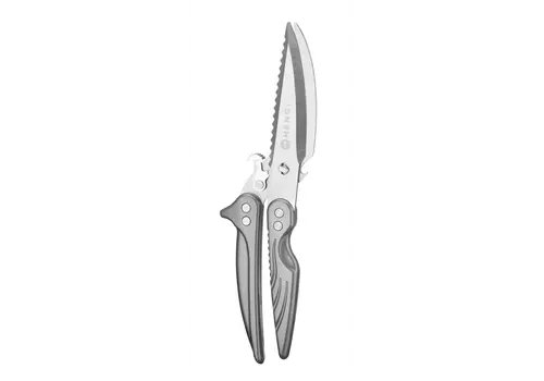  HorecaTraders Wild- und Geflügelschere | Zerlegbar | Edelstahl und Aluminium 