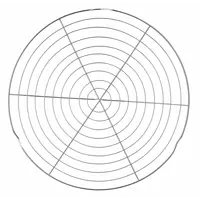 Cooling rack | For cakes | Stainless steel | ⌀32x(H)2cm