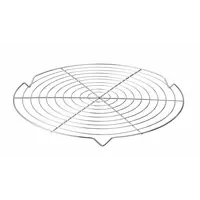 Grille de refroidissement | Pour gâteaux | Acier inoxydable | Ø 32 x (H) 2 cm