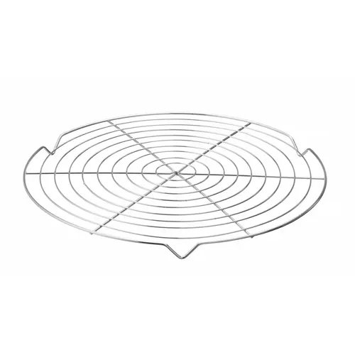  HorecaTraders Cooling rack | For cakes | Stainless steel | ⌀32x(H)2cm 