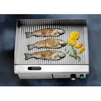 Bakplaat | Geribbeld | 220v | 55x43x(h)24cm