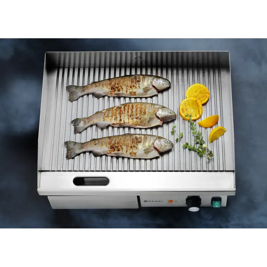 Baking tray | Ribbed | 220v | 55x43x(h)24cm