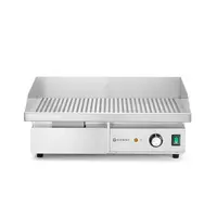 Plaque de cuisson | Nervurée | 220 V | 55 x 43 x (h) 24 cm