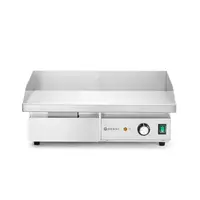 Backblech | Flach | bis 300 °C | Rutschfest | 220 V | 55 x 43 x (H) 24 cm