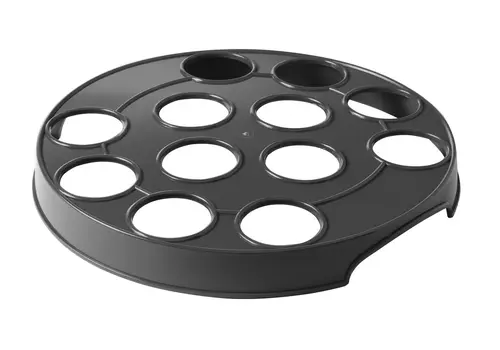  HorecaTraders Beer glass holder | 12 glasses | Dishwasher safe | ø31.5x(h)3.5cm 