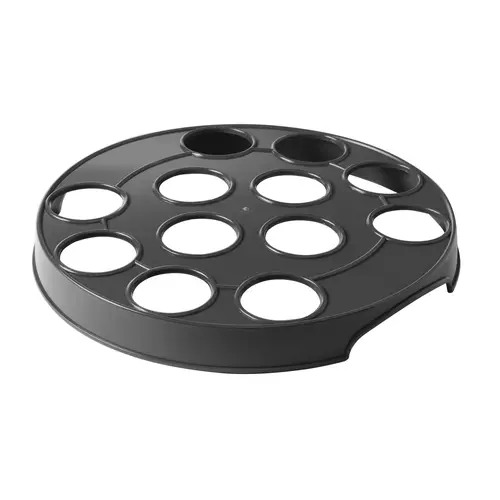  HorecaTraders Bierglazenhouder | 12 glazen | Vaatwasserbestendig | ø31,5x(h)3,5cm 