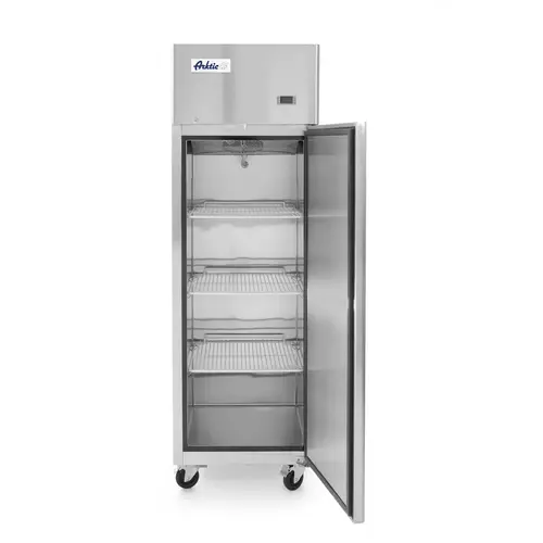  HorecaTraders Freezer | Single door | 410L | 4 wheels | -22/-17°C | 60x70x(h)195cm 