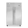 HorecaTraders Vriezer | 2 deurs | 900L | 4 wielen | -22/-17°c | 120x74x(h)195cm