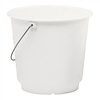 HorecaTraders Bucket | White | Polypropylene | Handle | 4 sizes
