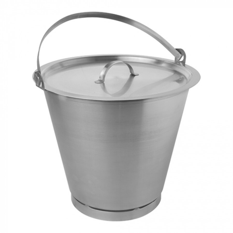 Bucket | Liter designation | Stainless steel | 10L