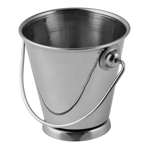  HorecaTraders Serving bucket | Stainless steel | Handle | 3 sizes 