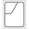 HorecaTraders Cadre de scellage pour scelleuse de barquettes | 2 compartiments 227 x 178 mm