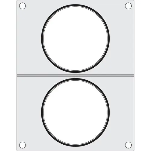  HorecaTraders Verschlussrahmen für Tray Sealer | 2x Suppenbehälter ø165mm 