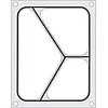 HorecaTraders Sealing frame for tray sealer | Three-part 227x178mm