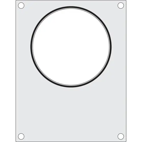  HorecaTraders Cadre de scellage pour scelleuse de barquettes | Récipient à soupe ø165 mm 