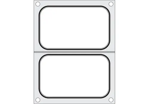  HorecaTraders Sealframe voor Traysealer | 2x 178x113mm 