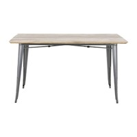 Bolero | Dining table with mango wood top | Black legs | 1450mm