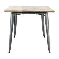 Bolero | Dining table with mango wood top | Black legs | 1450mm