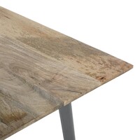 Bolero | Dining table with mango wood top | Black legs | 1450mm