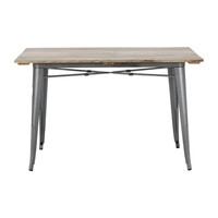 Bolero | Dining table with mango wood top | Black legs | 1200mm