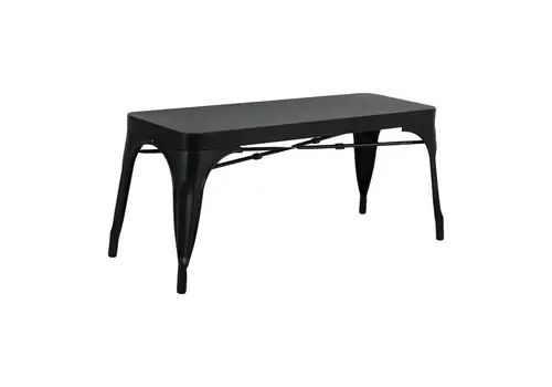 Bolero Bench | Metal | Bolero | Black | 100cm | 2 pieces 