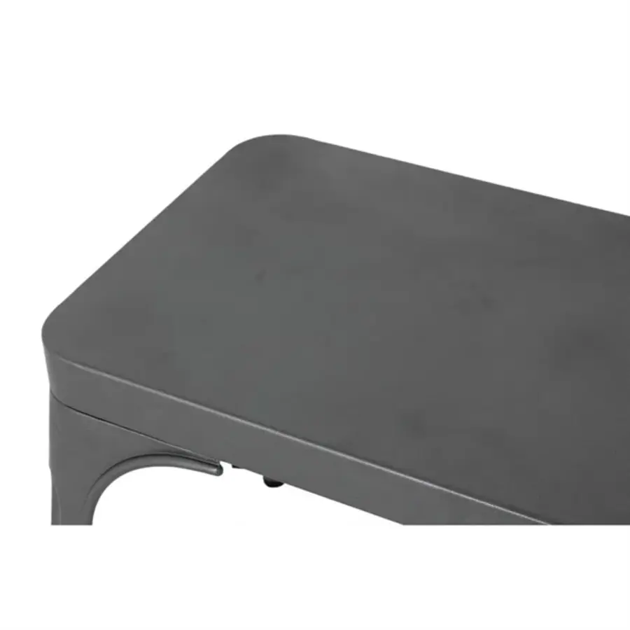 Bank | Metaal | Bolero | Donkergrijs| 100cm | 2 stuks